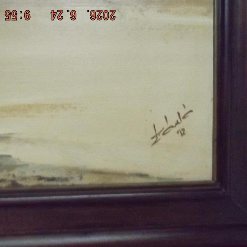 1992.- Szántó Lukács: Vízparti fa - 50 X 35 cm