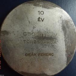 Vincze Dénes-Csomiterv-1970 plakett
