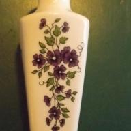 Zsolnay kisváza - 15 cm - Ibolyamintával