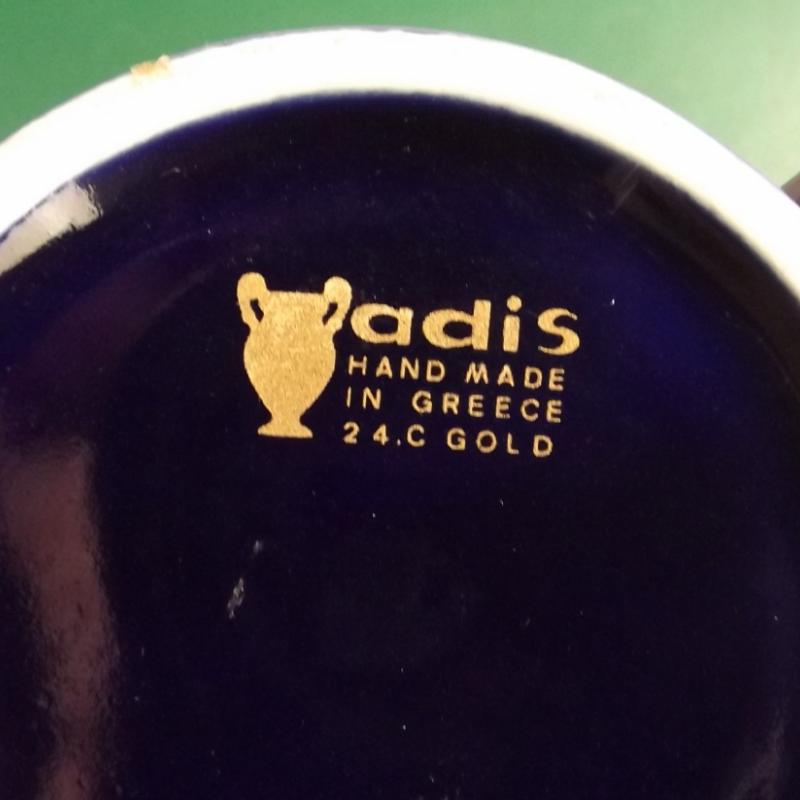 Görögország bögre 1 db - 24 karátos arannyal festve