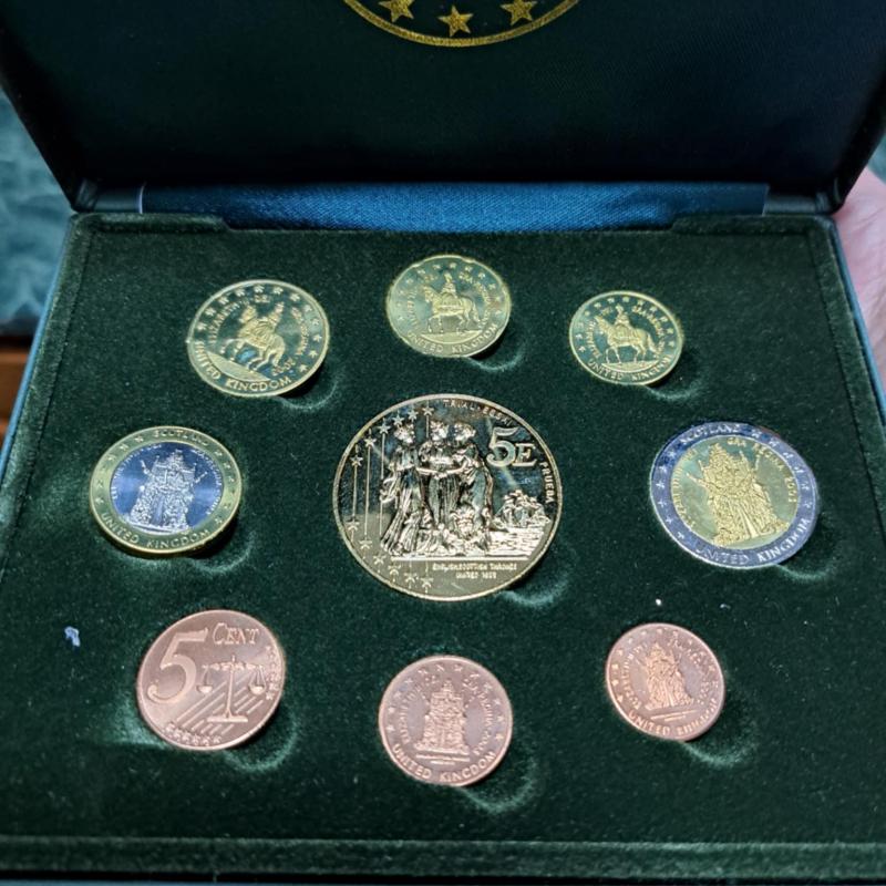 Anglia - 2003. Euró sor - Próbaveret - Tükörveret