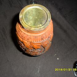 cinóber váza 23 cm magas
