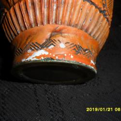 cinóber váza 23 cm magas