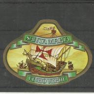 Címke-Asztali bor-Portugália- Santa Maria - Zöld bor