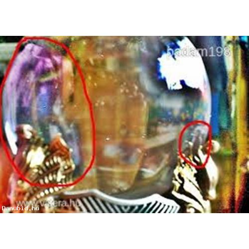 200 éves Antik, bizonyított,  kristály jósgömb, jós gömb, kristálygömb.