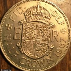 1967.- Anglia - half crown - pénzérem