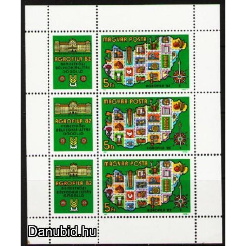 1982. - Agrofila ív - MNH/** - Gödöllő