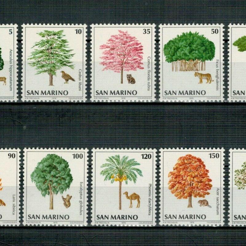 1979.- San Marino - MNH/**- Erdei fák és állatok