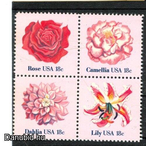 1981.- Virág sor- MNH/** - U.S.A. - 4 -es blokk