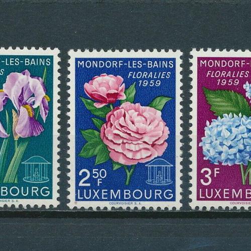 1959.- Luxemburg - virág sor - MNH/**
