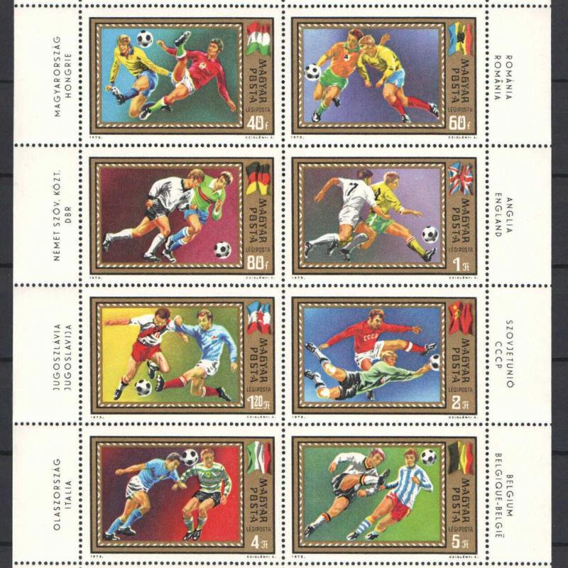 1972.- Labdarúgó Európa bajnokság - ív -MNH/**.