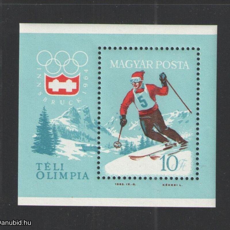 1964. - Téli Olimpia blokk - MNH/**