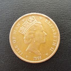 1993.- Isle of Men - 2 penny - fémpénz