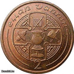 1993.- Isle of Men - 2 penny - fémpénz