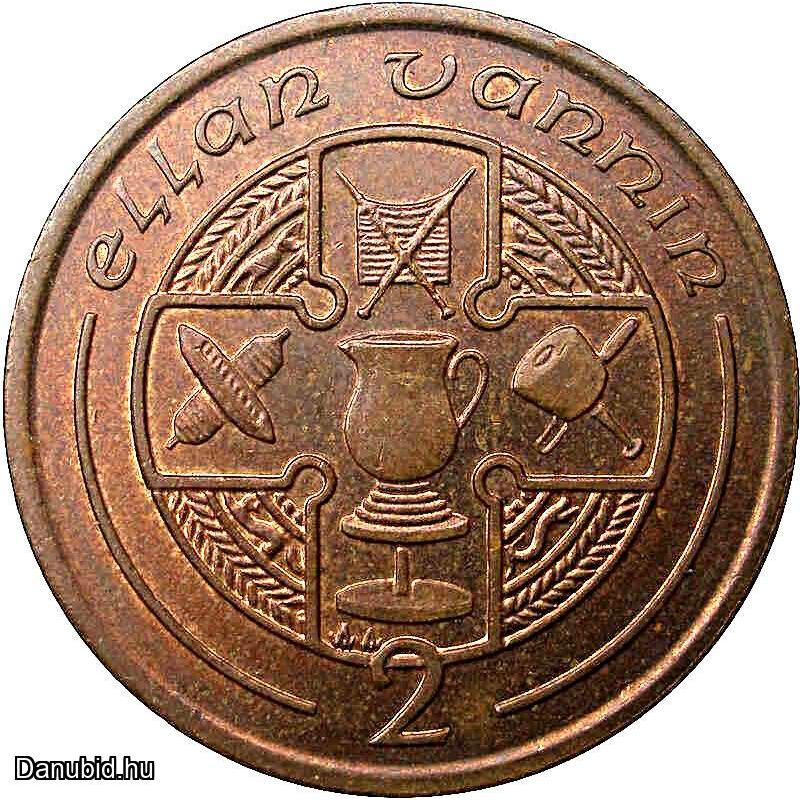 1993.- Isle of Men - 2 penny - fémpénz