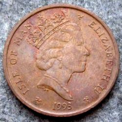 1993.- Isle of Men - 2 penny - fémpénz
