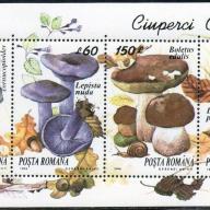 1994.- Románia - MNH/** - Ehető gombák - kisív