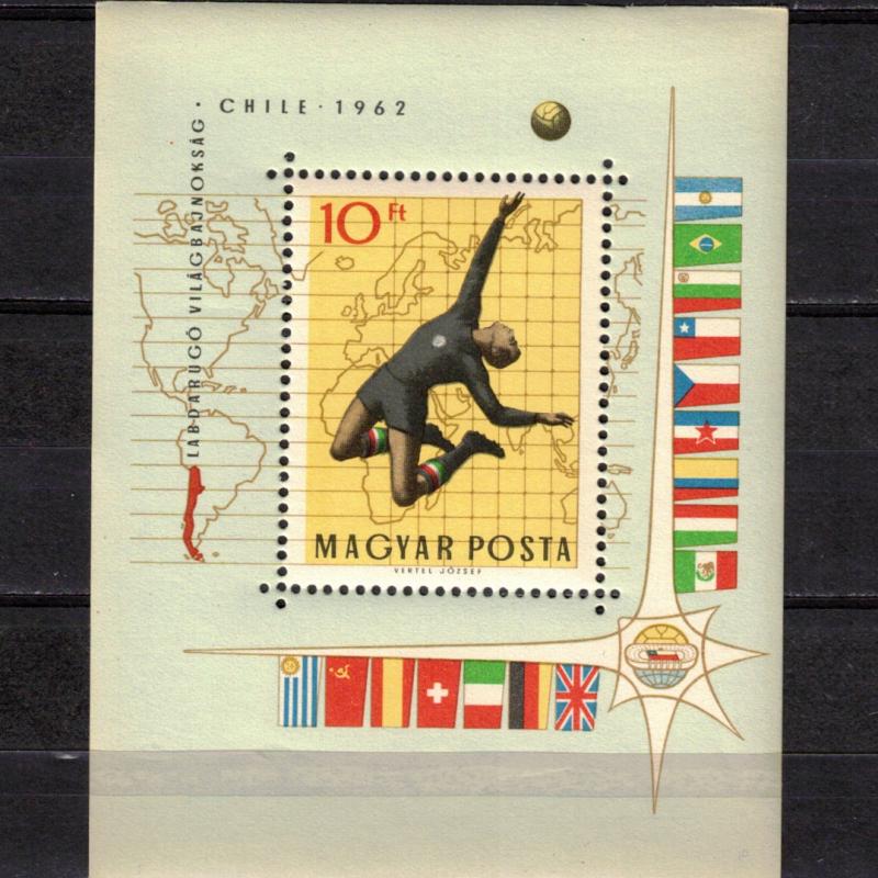 1962.- Chile blokk - MNH/** - Labdarugó világbajnokság