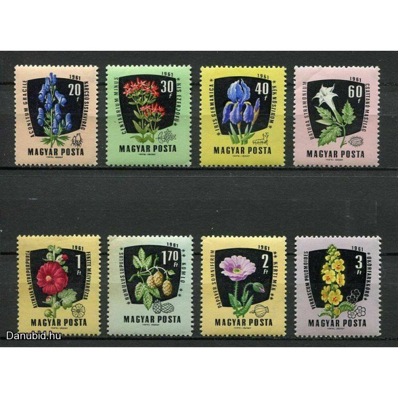1961.-Virág sor - MNH/**