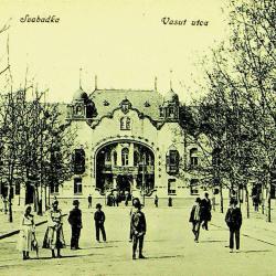 1919.- Szabadka Vasút utca- képeslap - nem futott