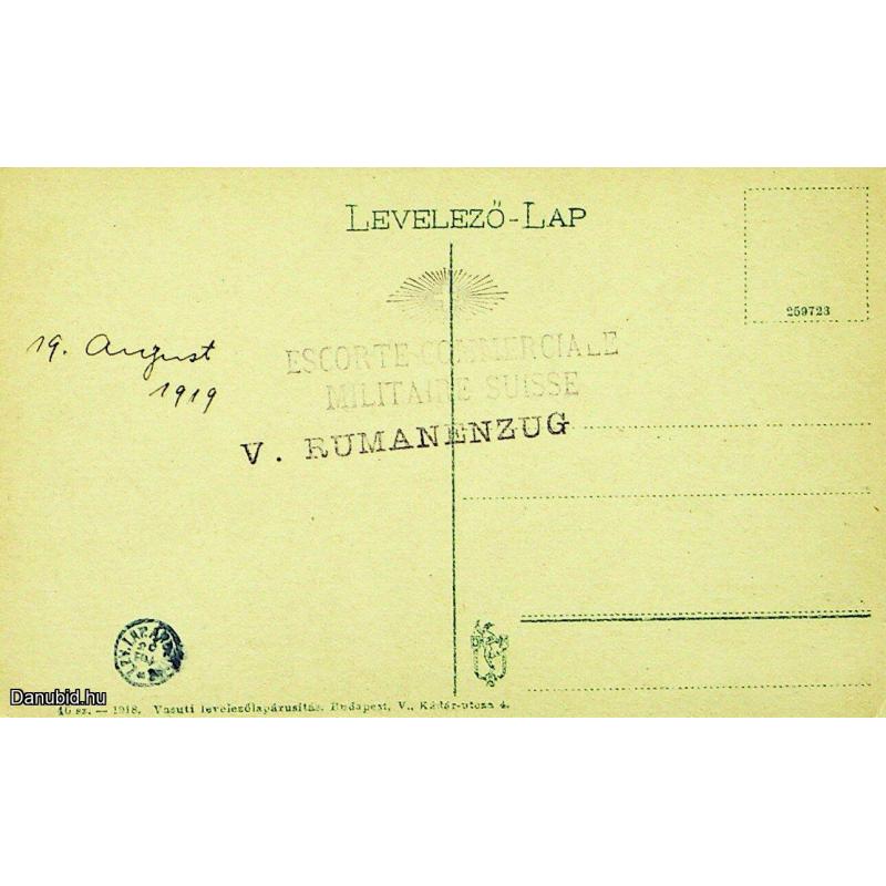 1919.- Szabadka Vasút utca- képeslap - nem futott