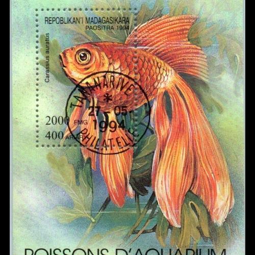 1994.- Madagaszkár - Aranyhal blokk  - MNH/**