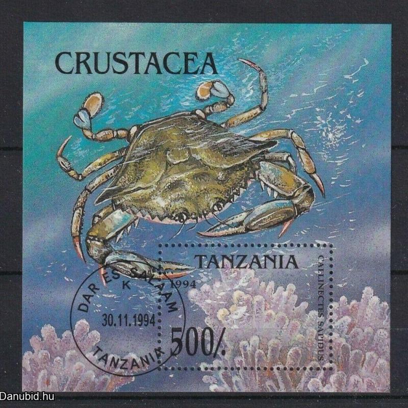 1994.- Tanzánia - Tarisznyarák blokk  - MNH/**