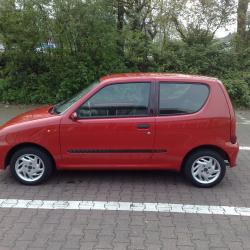 Fiat - Seicento sporting- utastér szőnyeg - piros