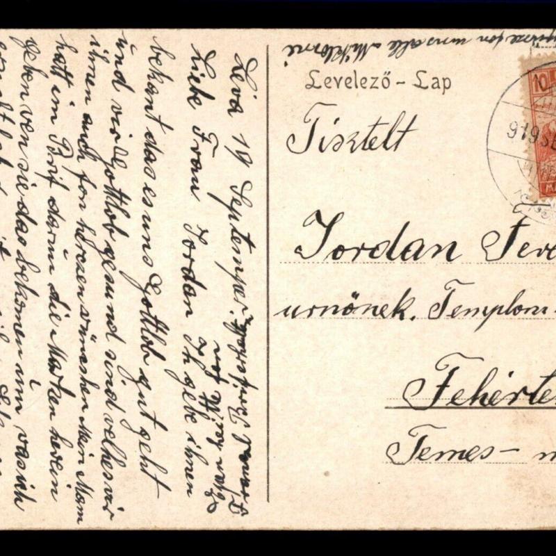 1919.- Léva - képeslap