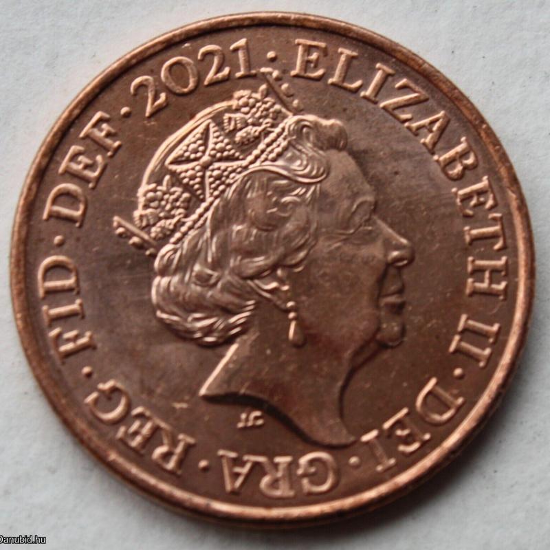 2021.- Anglia- 2 penny - fémpénz