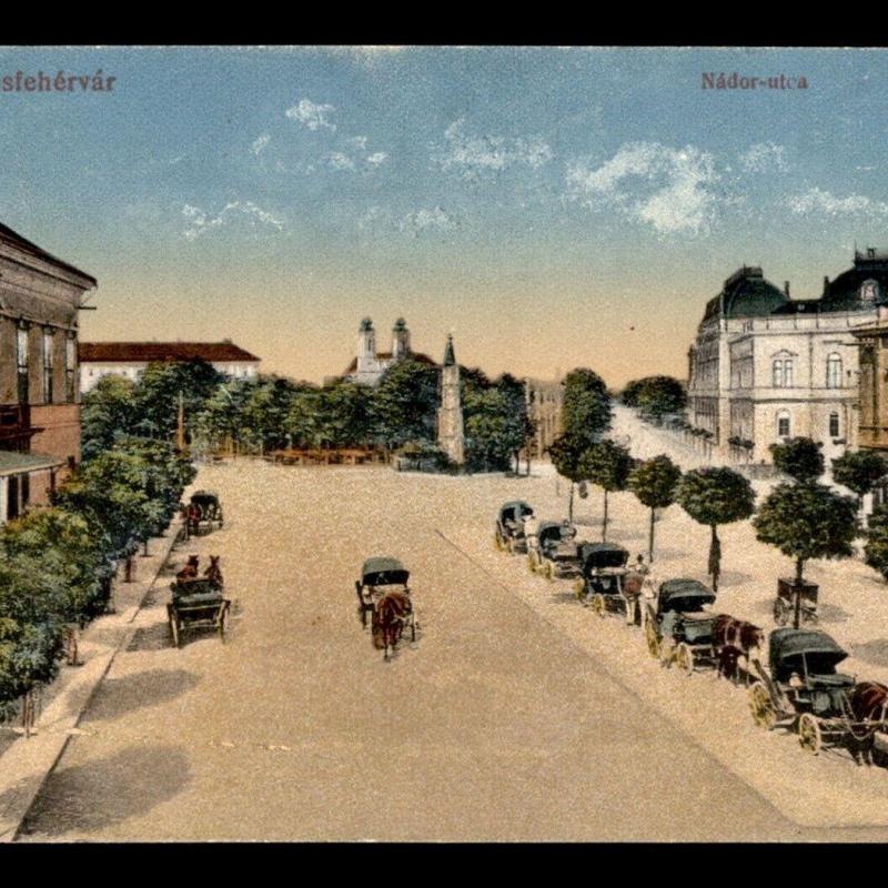 1918.- Székesfehérvár -  Nádor utca - képeslap