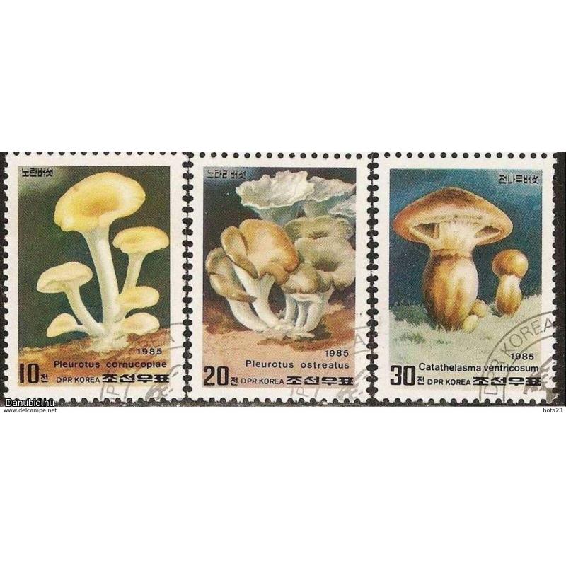 1985.- Korea - MNH/** - gomba sor - pecsételt