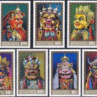 1971. - Mongolia - MNH/** - Maszk sor -maszkok,színház