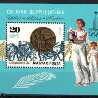1980.- Nyári Olimpia Moszkva - MNH/** - blokk