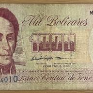 1998.- Venezuela - 1000 bolivár -használt