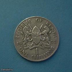 1975.- Kenya - one shilling - pénz
