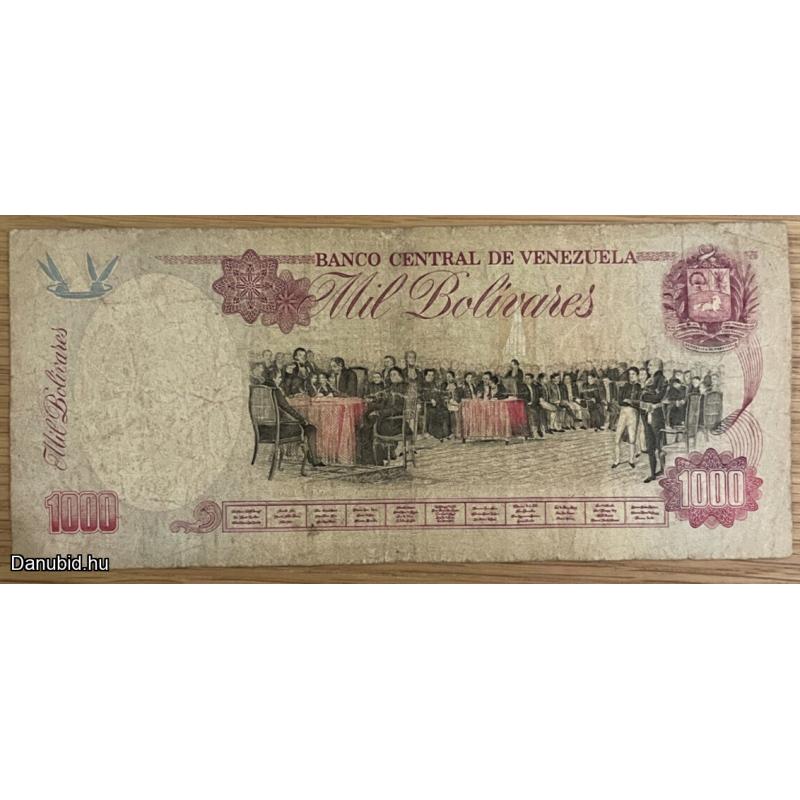1998.- Venezuela - 1000 bolivár -használt