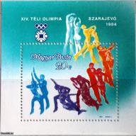 1984.-Szarajevó téli Olimpia blokk - MNH/**
