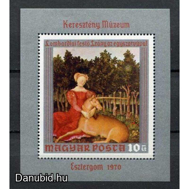 1970.- Festmény lóval - MNH/** -blokk