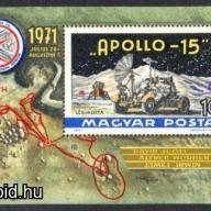 1971.- Apoll 15 - blokk - Holdmisszió - MNH/**