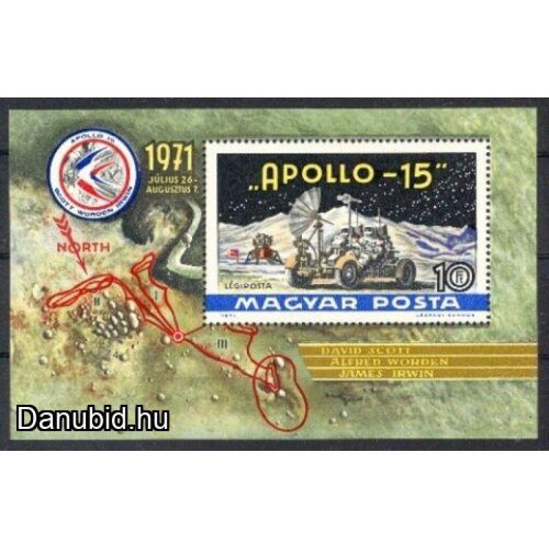1971.- Apoll 15 - blokk - Holdmisszió - MNH/**