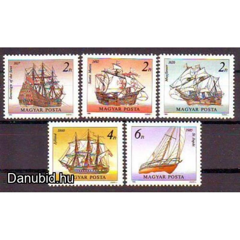 1988.- Vitorláshajók sor - MNH/**